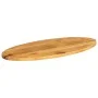 Tablero de mesa ovalado madera maciza de mango 110x40x2,5 cm by , Table tops - Ref: Foro24-370861, Price: 52,77 €, Discount: %