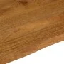 Tablero de mesa borde natural madera maciza mango 90x80x2,5 cm by , Table tops - Ref: Foro24-370771, Price: 86,35 €, Discount: %