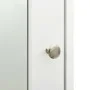 Badezimmerschrank mit weißem Spiegel 66x17x63 cm MDF von vidaXL, Badezimmerwaschtische - Ref: Foro24-323601, Preis: 76,44 €, ...