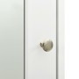 Badezimmerschrank mit weißem Spiegel 66x17x63 cm MDF von vidaXL, Badezimmerwaschtische - Ref: Foro24-323601, Preis: 77,19 €, ...
