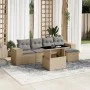 Juego de sofás jardín con cojines 6 pzas ratán sintético beige by , Garden sets - Ref: Foro24-3269129, Price: 411,78 €, Disco...