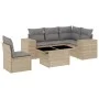 Juego de sofás jardín con cojines 6 pzas ratán sintético beige by , Garden sets - Ref: Foro24-3269169, Price: 444,98 €, Disco...