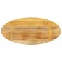 Tablero de mesa ovalado madera maciza de mango 80x40x3,8 cm de , Tableros para mesas - Ref: Foro24-370828, Precio: 47,82 €, D...