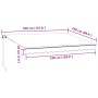 Toldo retráctil manual con luces LED burdeos 350x250 cm de , Toldos - Ref: Foro24-3214972, Precio: 272,60 €, Descuento: %