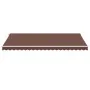 Toldo retráctil manual con luces LED marrón 500x350 cm by , Awnings - Ref: Foro24-3215396, Price: 506,31 €, Discount: %
