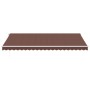 Toldo retráctil manual con luces LED marrón 500x350 cm by , Awnings - Ref: Foro24-3215396, Price: 494,36 €, Discount: %