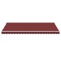 Toldo retráctil manual con luces LED burdeos 500x350 cm von , Markisen - Ref: Foro24-3214991, Preis: 494,14 €, Rabatt: %