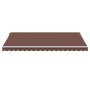 Toldo retráctil automático con luces LED marrón 450x300 cm de , Toldos - Ref: Foro24-3215382, Precio: 614,23 €