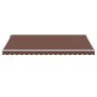 Toldo retráctil automático con luces LED marrón 450x300 cm by , Awnings - Ref: Foro24-3215382, Price: 628,76 €, Discount: %
