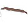 Toldo retráctil automático con luces LED marrón 450x300 cm by , Awnings - Ref: Foro24-3215382, Price: 614,67 €, Discount: %