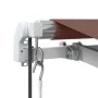 Toldo retráctil automático con luces LED marrón 450x300 cm by , Awnings - Ref: Foro24-3215382, Price: 628,76 €, Discount: %