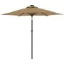Gartenschirm mit Stahlmast in Taupe 225x225x212 cm von , Sonnenschirme - Ref: Foro24-4005061, Preis: 53,39 €, Rabatt: %