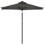 Sombrilla jardín con LEDs poste acero antracita 225x225x212 cm by , Umbrellas - Ref: Foro24-4005068, Price: 76,88 €, Discount: %