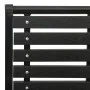 Garden chairs 2 units steel and WPC black by vidaXL, Garden chairs - Ref: Foro24-312034, Price: 221,26 €, Discount: %