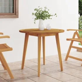 Solid acacia wood garden table Ø85x75 cm by vidaXL, Garden tables - Ref: Foro24-310299, Price: 126,38 €, Discount: %