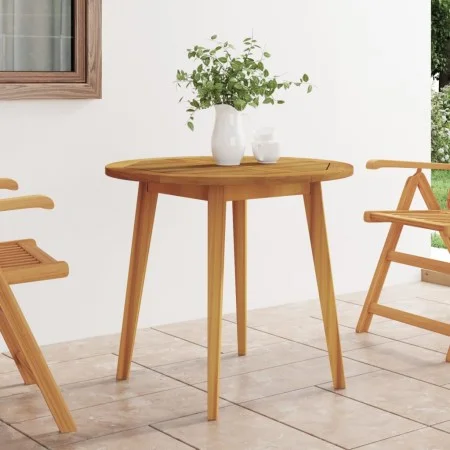 Solid acacia wood garden table Ø85x75 cm by vidaXL, Garden tables - Ref: Foro24-310299, Price: 126,34 €, Discount: %