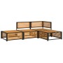 Set sofás de jardín con cojines 4 pzas madera maciza de acacia by , Garden sets - Ref: Foro24-3214877, Price: 460,86 €, Disco...