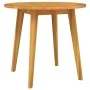 Solid acacia wood garden table Ø85x75 cm by vidaXL, Garden tables - Ref: Foro24-310299, Price: 126,34 €, Discount: %
