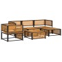 Set de sofás de jardín con cojines 6 pzas madera maciza acacia by , Garden sets - Ref: Foro24-3214880, Price: 762,01 €, Disco...