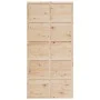 Puerta de granero madera maciza de pino 100x208 cm by , Doors - Ref: Foro24-850638, Price: 94,46 €, Discount: %