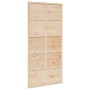 Puerta de granero madera maciza de pino 100x208 cm de , Puertas - Ref: Foro24-850638, Precio: 94,40 €, Descuento: %