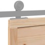 Puerta de granero madera maciza de pino 100x208 cm de , Puertas - Ref: Foro24-850638, Precio: 94,40 €, Descuento: %