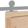 Puerta de granero madera maciza de pino 100x208 cm by , Doors - Ref: Foro24-850638, Price: 94,46 €, Discount: %