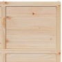 Puerta de granero madera maciza de pino 100x208 cm de , Puertas - Ref: Foro24-850638, Precio: 94,40 €, Descuento: %