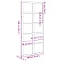 Puerta de granero madera maciza de pino 100x208 cm de , Puertas - Ref: Foro24-850638, Precio: 94,40 €, Descuento: %