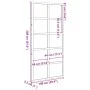 Puerta de granero madera maciza de pino 100x208 cm by , Doors - Ref: Foro24-850638, Price: 94,46 €, Discount: %