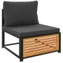 Set sofás de jardín con cojines 4 pzas madera maciza de acacia by , Garden sets - Ref: Foro24-3214889, Price: 538,92 €, Disco...