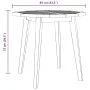 Solid acacia wood garden table Ø85x75 cm by vidaXL, Garden tables - Ref: Foro24-310299, Price: 126,34 €, Discount: %