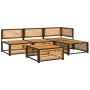 Set de sofás de jardín con cojines 5 pzas madera maciza acacia by , Garden sets - Ref: Foro24-3214907, Price: 559,12 €, Disco...