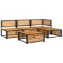 Set de sofás de jardín con cojines 5 pzas madera maciza acacia by , Garden sets - Ref: Foro24-3214907, Price: 568,86 €, Disco...