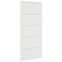Puerta de granero madera maciza pino blanca 90x208 cm de , Puertas - Ref: Foro24-850633, Precio: 139,03 €, Descuento: %