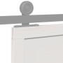 Puerta de granero madera maciza pino blanca 90x208 cm de , Puertas - Ref: Foro24-850633, Precio: 139,03 €, Descuento: %