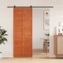 Puerta de granero madera maciza pino marrón miel 80x208 cm de , Puertas - Ref: Foro24-850646, Precio: 97,57 €, Descuento: %