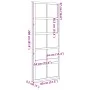 Massive Holztür aus Kiefer in Honigbraun für Scheunentor, 80x208 cm. von , Türen - Ref: Foro24-850646, Preis: 97,59 €, Rabatt: %