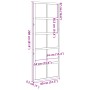 Massive Holztür aus Kiefer in Honigbraun für Scheunentor, 80x208 cm. von , Türen - Ref: Foro24-850646, Preis: 98,91 €, Rabatt: %