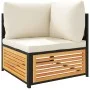 Set sofás de jardín con cojines 4 pzas madera maciza de acacia by , Garden sets - Ref: Foro24-3214918, Price: 516,52 €, Disco...