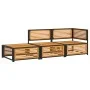Set de sofás de jardín con cojines 3 pzas madera maciza acacia by , Garden sets - Ref: Foro24-3214932, Price: 365,01 €, Disco...