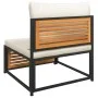 Set de sofás de jardín con cojines 5 pzas madera maciza acacia by , Garden sets - Ref: Foro24-3214930, Price: 581,51 €, Disco...