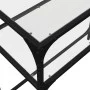 Mesa consola superficie vidrio transparente acero 98x35x81 cm by , console tables - Ref: Foro24-846026, Price: 51,65 €, Disco...