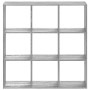 Estantería madera de ingeniería gris Sonoma 102x32x102 cm by , Bookcases and shelves - Ref: Foro24-852821, Price: 73,94 €, Di...