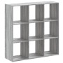 Estantería madera de ingeniería gris Sonoma 102x32x102 cm by , Bookcases and shelves - Ref: Foro24-852821, Price: 73,94 €, Di...