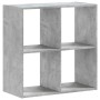 Estantería madera de ingeniería gris hormigón 68,5x32x68,5 cm by , Bookcases and shelves - Ref: Foro24-852828, Price: 39,99 €...