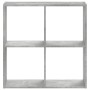 Estantería madera de ingeniería gris hormigón 68,5x32x68,5 cm by , Bookcases and shelves - Ref: Foro24-852828, Price: 39,99 €...