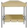 Banco columpio de jardín con toldo acero arena by , Garden rockers - Ref: Foro24-4008899, Price: 234,45 €, Discount: %