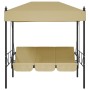 Banco columpio de jardín con toldo acero arena by , Garden rockers - Ref: Foro24-4008899, Price: 240,66 €, Discount: %