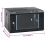 Armario rack de servidores de pared 6U 19" IP20 53x40x30 cm by , Network storage systems - Ref: Foro24-30258, Price: 65,40 €,...